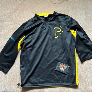 MLB Pittsburgh Pirates ¼ zip jacket and Velcro card case/wallet